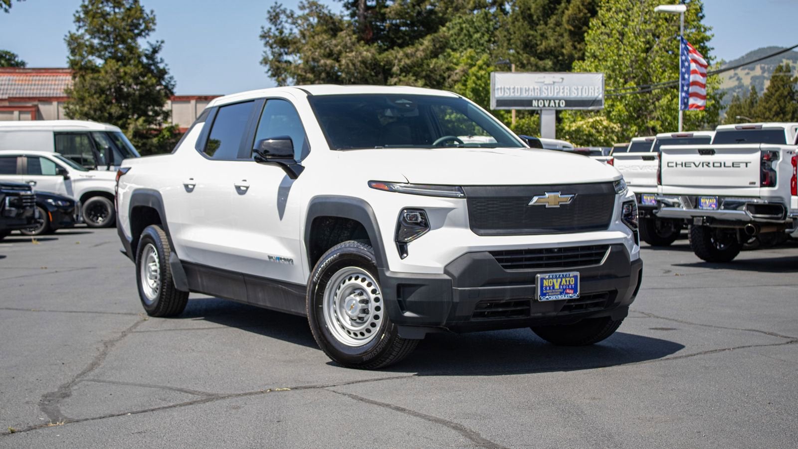Used 2024 Chevrolet Silverado EV Work Truck with VIN 1GC10UED0RU209333 for sale in Novato, CA