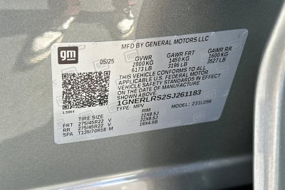 2025 Chevrolet Traverse RS