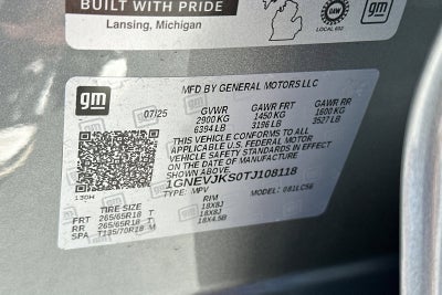 2026 Chevrolet Traverse Z71