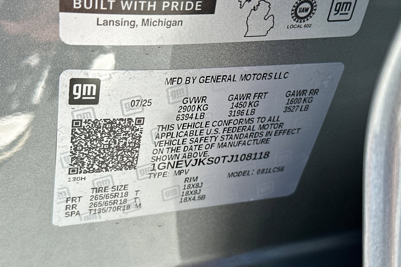 2026 Chevrolet Traverse Z71