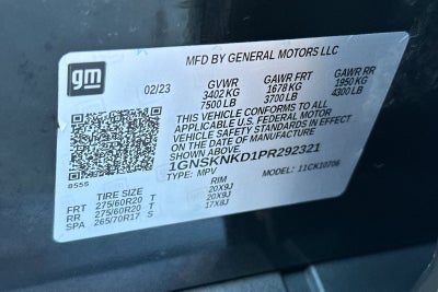 2023 Chevrolet Tahoe LT