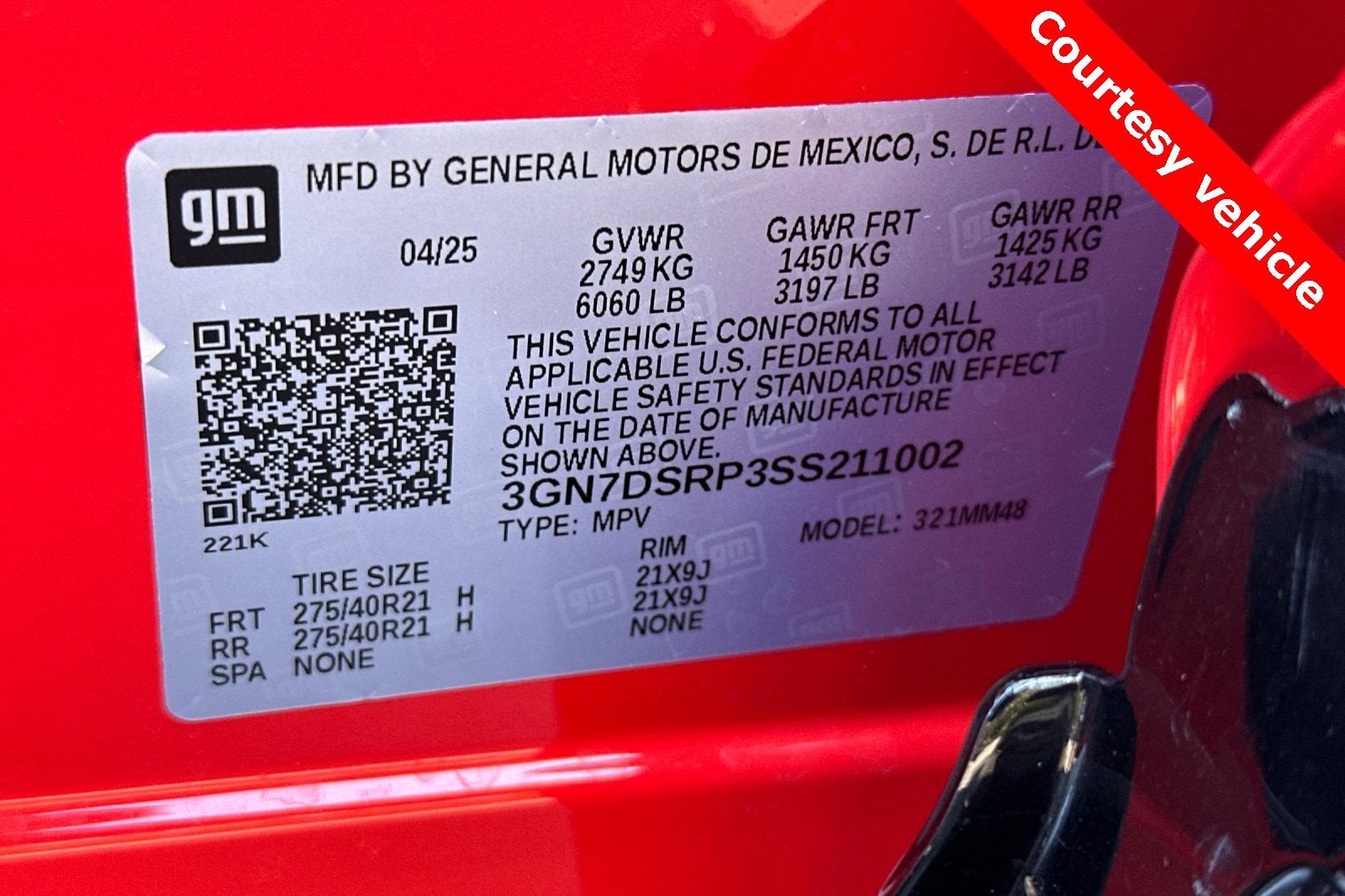 2025 Chevrolet Equinox EV RS