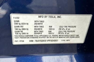 2023 Tesla Model Y Long Range