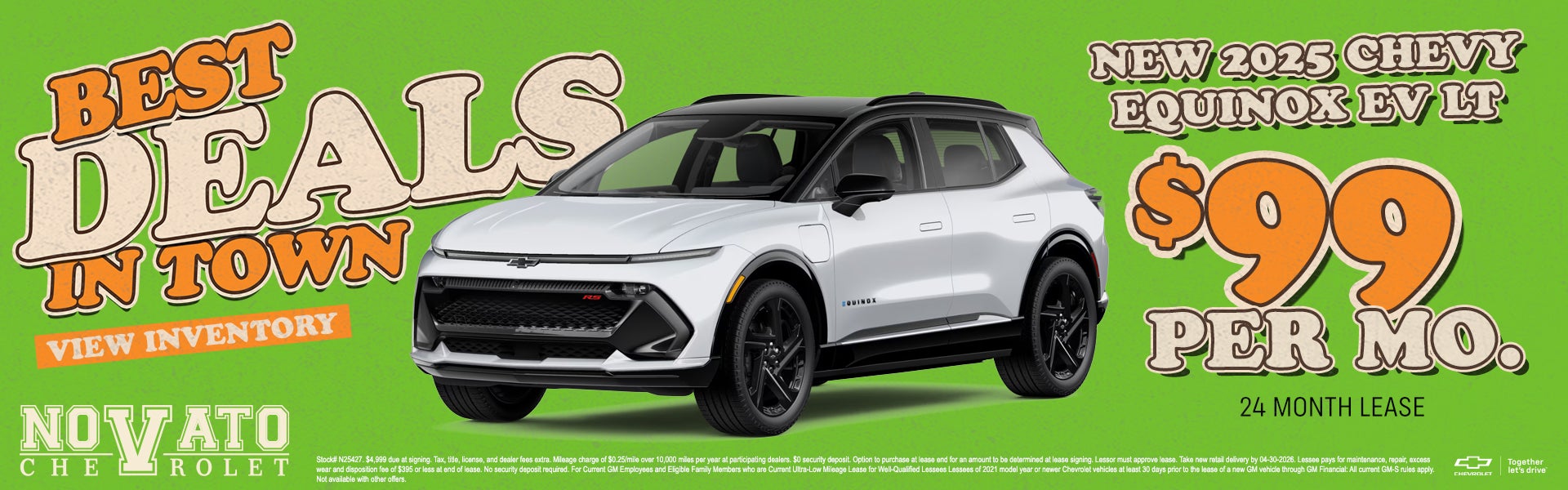 2025 Equinox EV LT - Lease