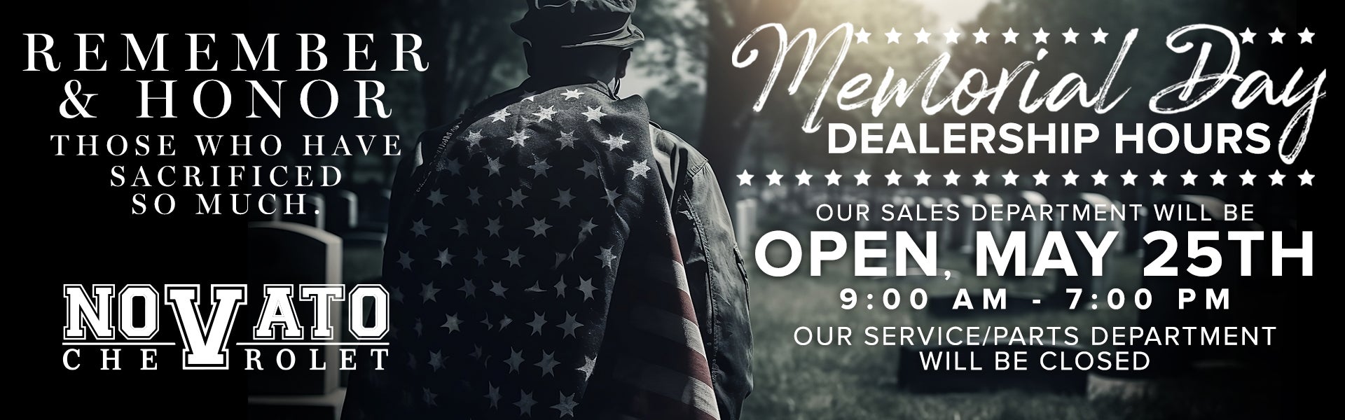 Memorial Day Hours
